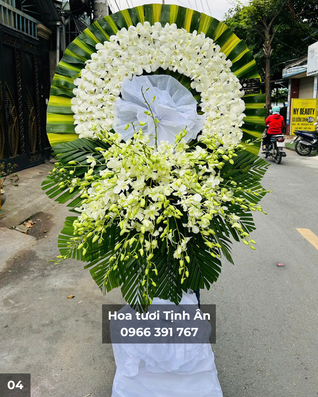 hoa đám ma đẹp - Shop Hoa Tươi Tịnh Ân Quận 12
