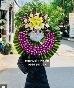 hoa vieng dam ma - Shop Hoa Tươi Tịnh Ân Quận 12