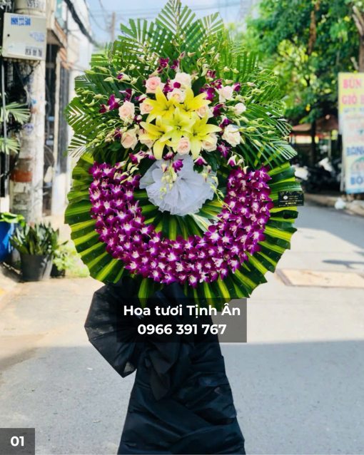 hoa vieng dam ma - Shop Hoa Tươi Tịnh Ân Quận 12